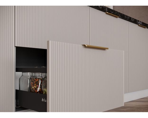 Панель торцевая (для шкафа горизонтального высотой 350 мм) ПГ Мелисса (Белый скин)