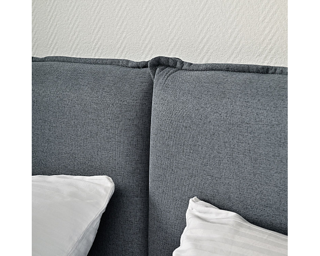 Кровать с ортопедическим основанием 1600 Сильвия лагуна пепел Кровать с ортопедическим основанием 1600 Сильвия лагуна пепел