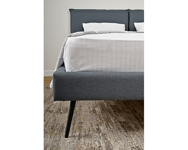 Кровать с ортопедическим основанием 1600 Сильвия лагуна пепел Кровать с ортопедическим основанием 1600 Сильвия лагуна пепел