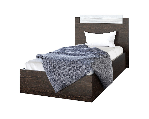 Кровать с основанием 900 Эко венге / лоредо Кровать с основанием 900 Эко венге / лоредо