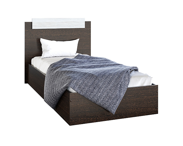 Кровать с основанием 900 Эко венге / лоредо Кровать с основанием 900 Эко венге / лоредо