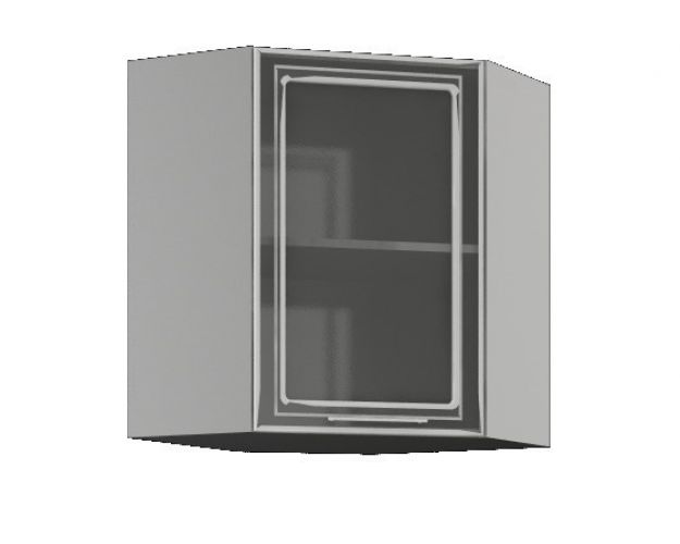 Шкаф угловой со стеклом ШВУС-600*600 Виста