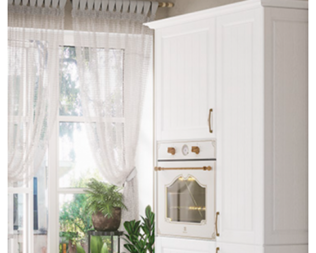 Кухня Лондон 2800х1000 Дуб белый Кухня Лондон 2800х1000 Дуб белый