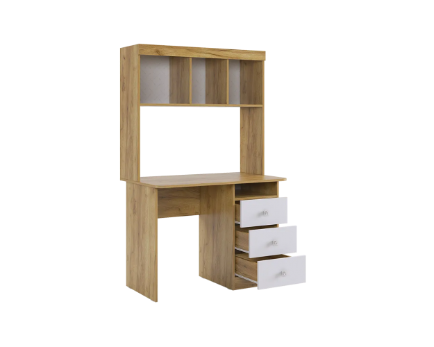 Стол Форсаж дуб крафт золотой / белый Стол Форсаж дуб крафт золотой / белый