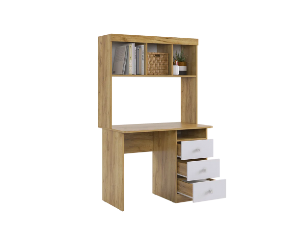 Стол Форсаж дуб крафт золотой / белый Стол Форсаж дуб крафт золотой / белый