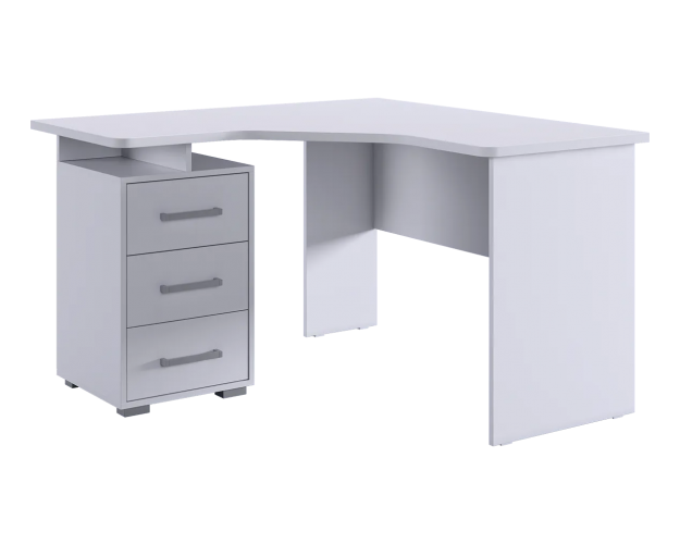 Стол компьютерный 1200 угловой Лайт-2 белый Стол компьютерный 1200 угловой Лайт-2 белый