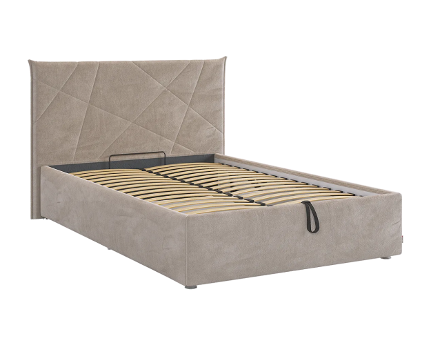 Кровать с подъёмным механизмом 1200 Квест латте (велюр) Кровать с подъёмным механизмом 1200 Квест латте (велюр)