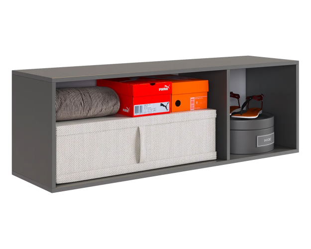 Антресоль трехдверная L1200 Баско графит Антресоль трехдверная L1200 Баско графит