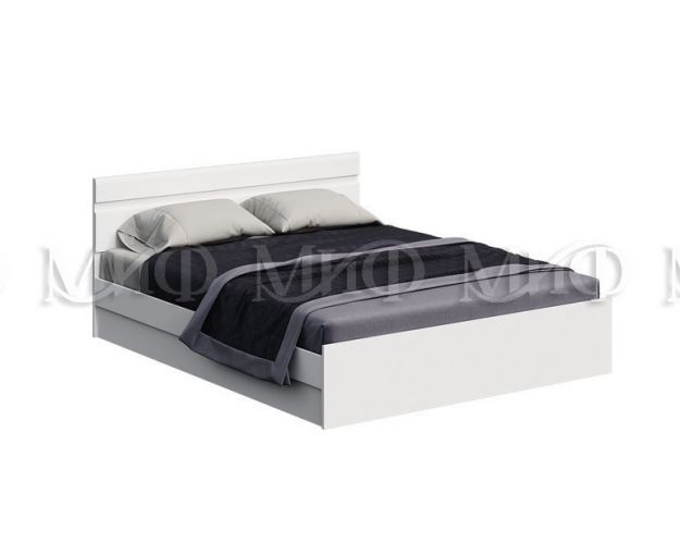 Кровать Нэнси New 1,4м (Белый/белый глянец)