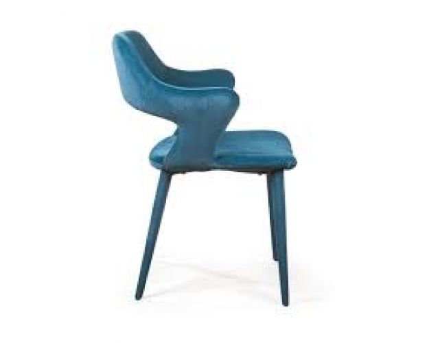 Стул Woddy, бархат сине-зеленый Стул Woddy, бархат сине-зеленый