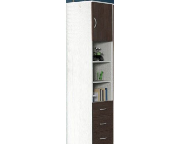 Шкаф-пенал №1 (полуоткрытый) Винтерберг/Бодего темный Шкаф-пенал №1 (полуоткрытый) Винтерберг/Бодего темный