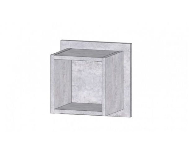 Полка Квадрат Даллас цемент светлый Полка Квадрат Даллас цемент светлый